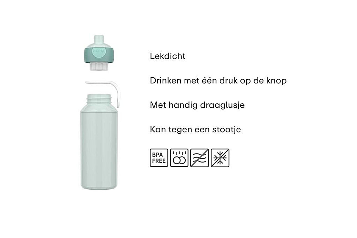 Drinkfles pop-up 400ml "Little Farm"