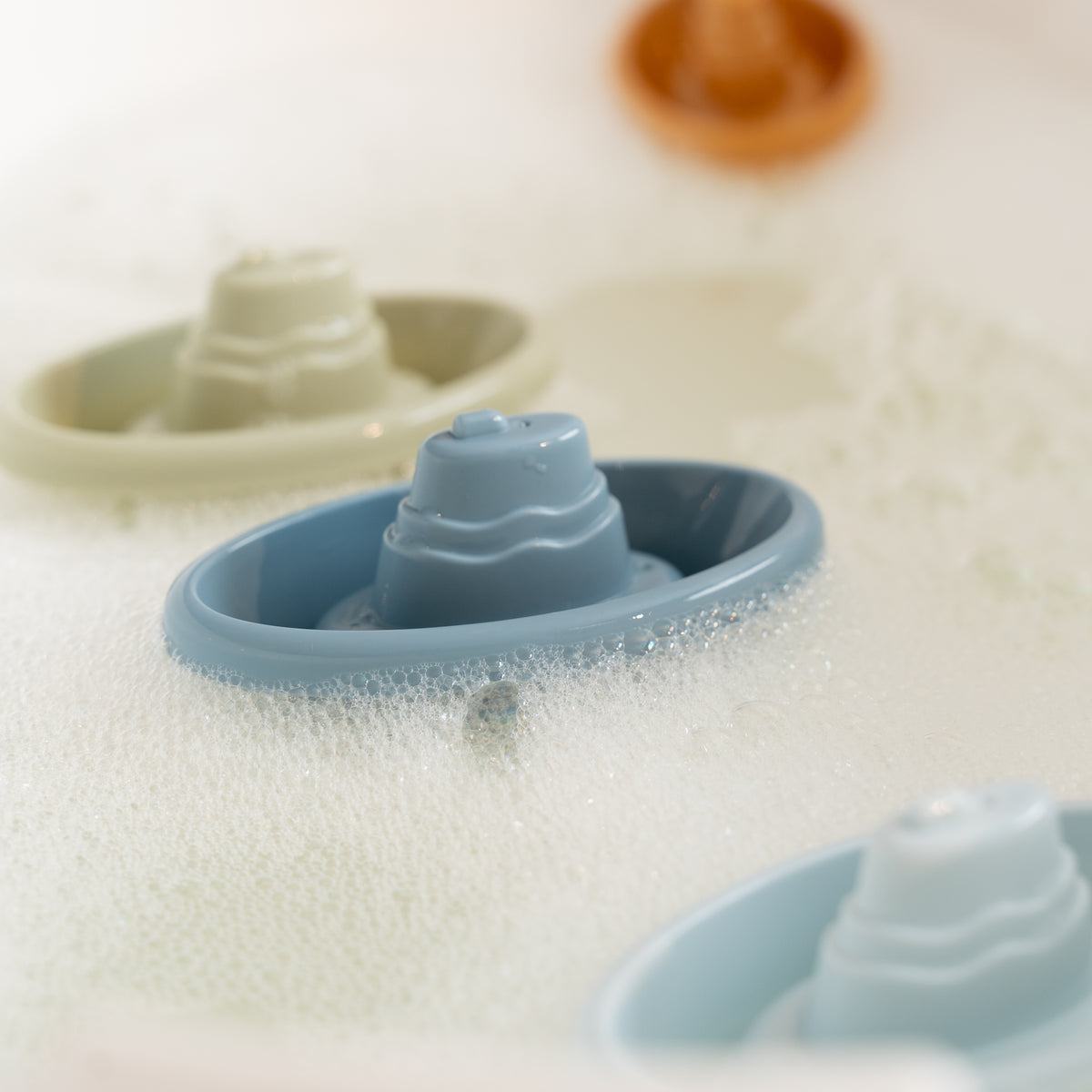 Little Dutch stapelbare badbootjes blauw