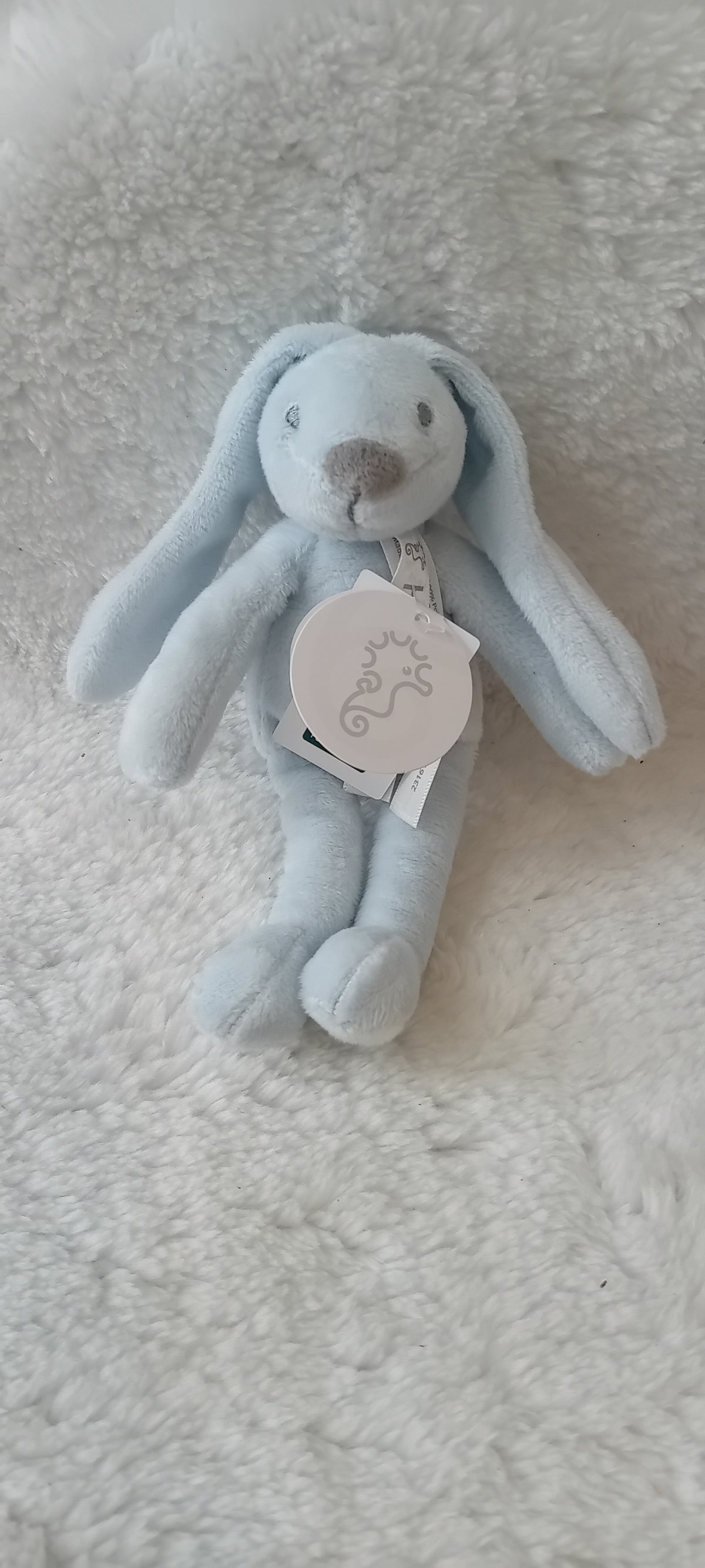 Happy Horse Rabbit Richie mini knuffeltje blauw 19cm