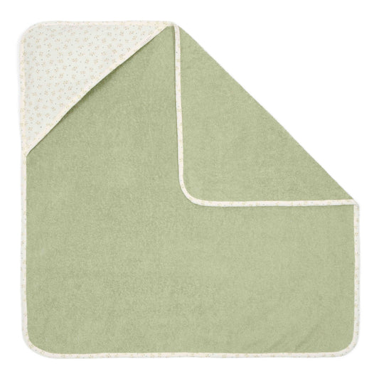 Little Dutch badcape 100x100cm "Blueberry Leaves"