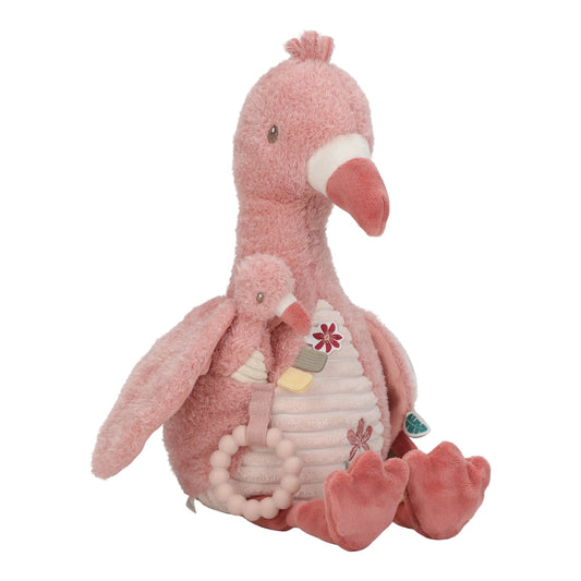 Activiteitenknuffel flamingo