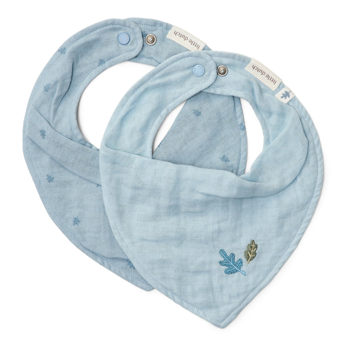 Bandana slab tweedelig blauw "Pure Denim Blue"