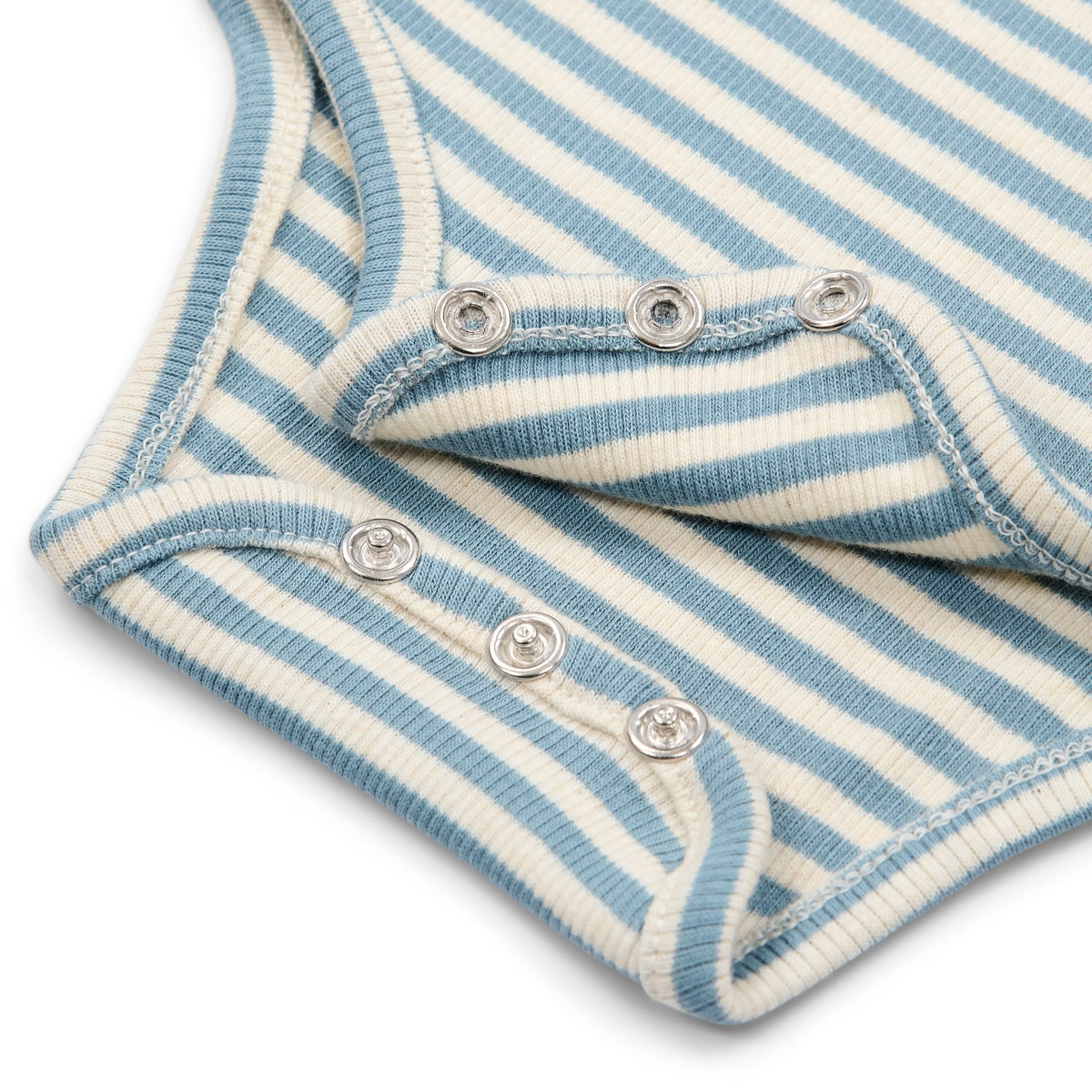 Romper korte mouw "Stone Blue Stripe"