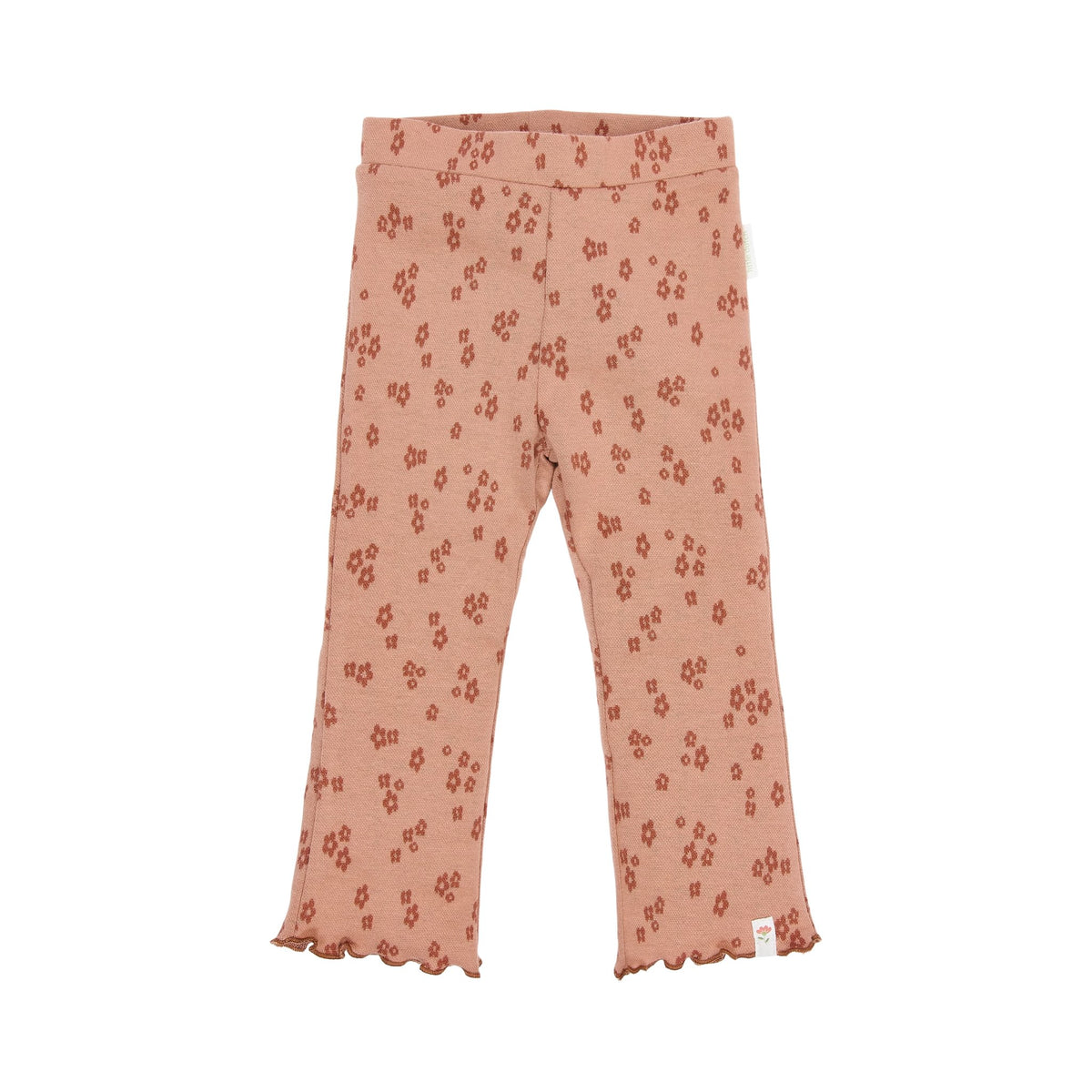 Flared broek "Safari Bloom"