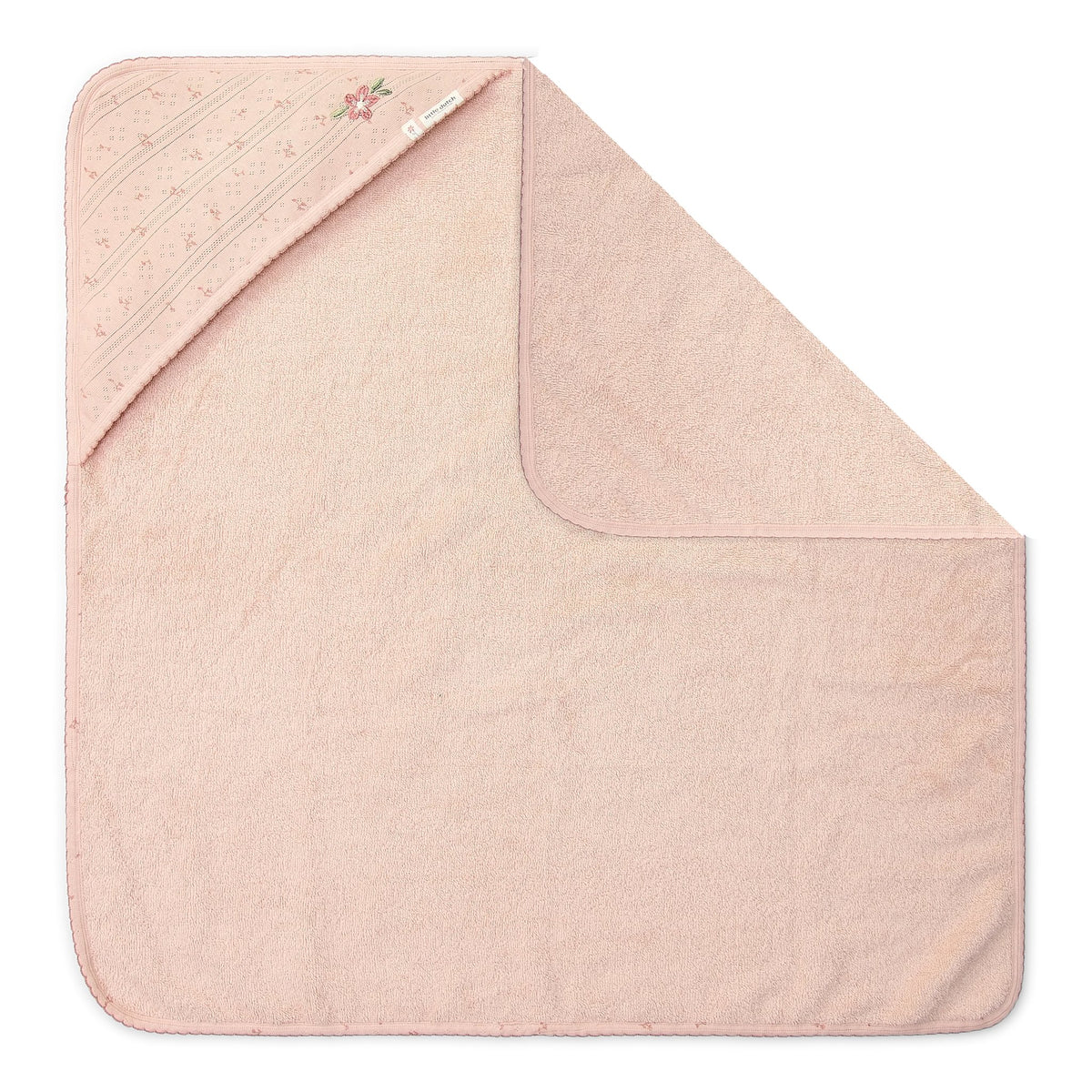 Badcape roze 75x75cm "Pure Blossom"