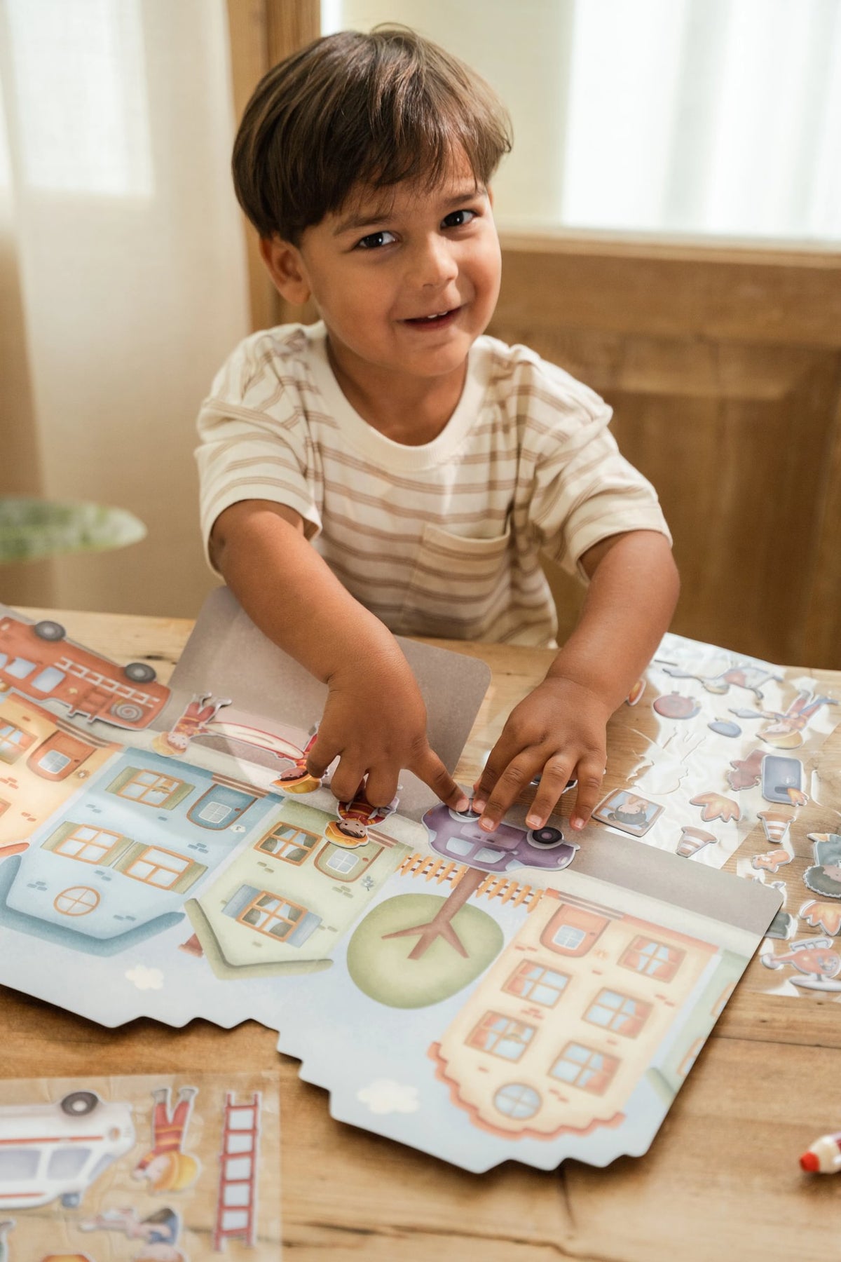 Herbruikbare stickerboek Jim