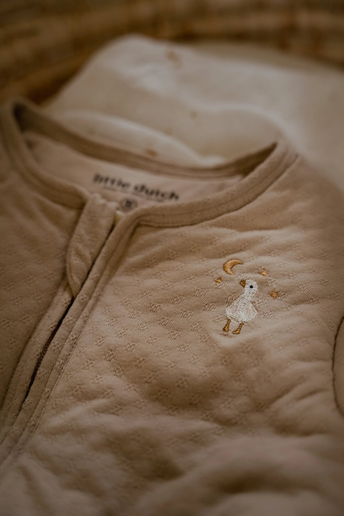 Slaapzak winter soft beige "Little Goose"