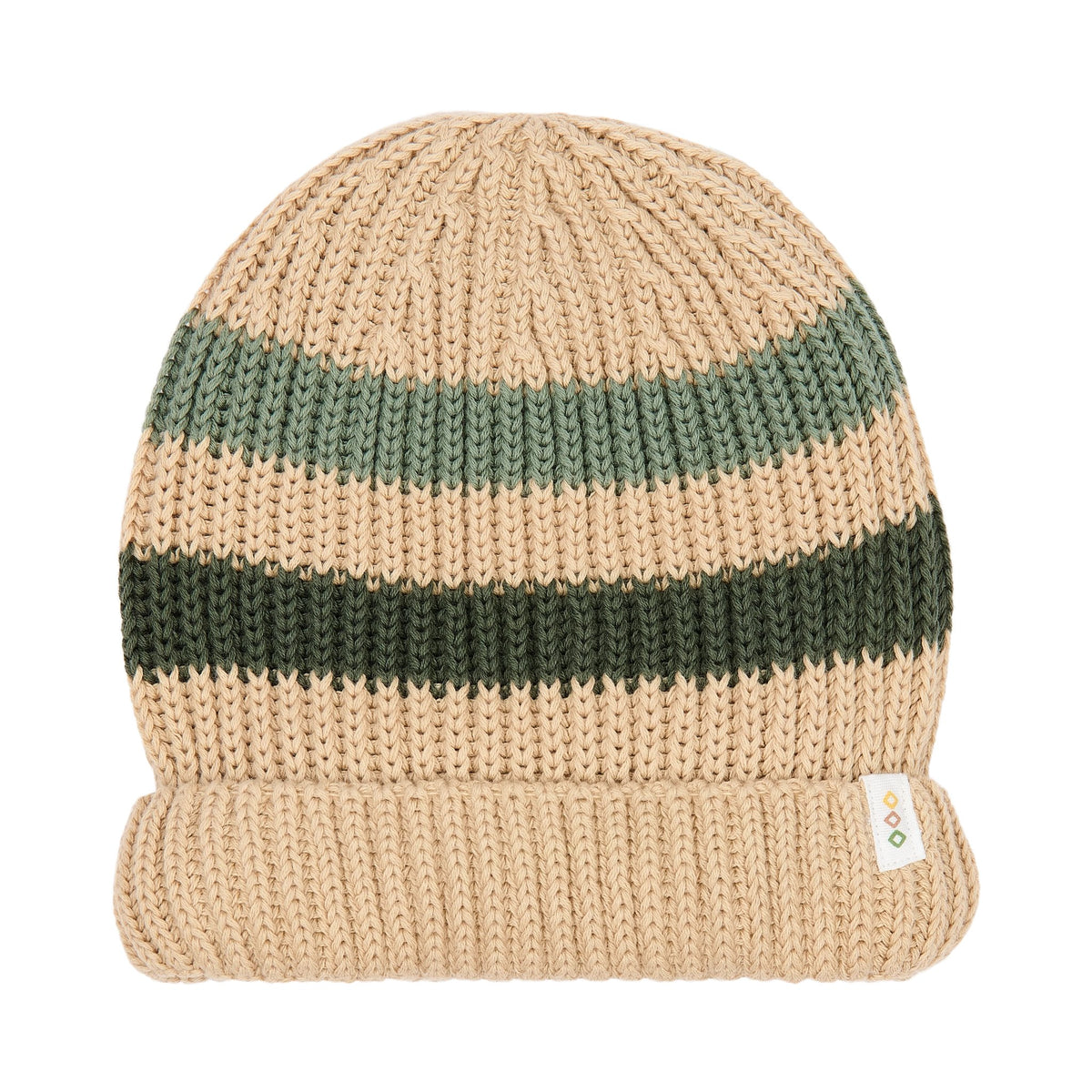 Gebreide muts "Warm Taupe" 74-86