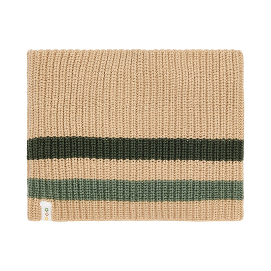 Gebreide sjaal "Warm Taupe"