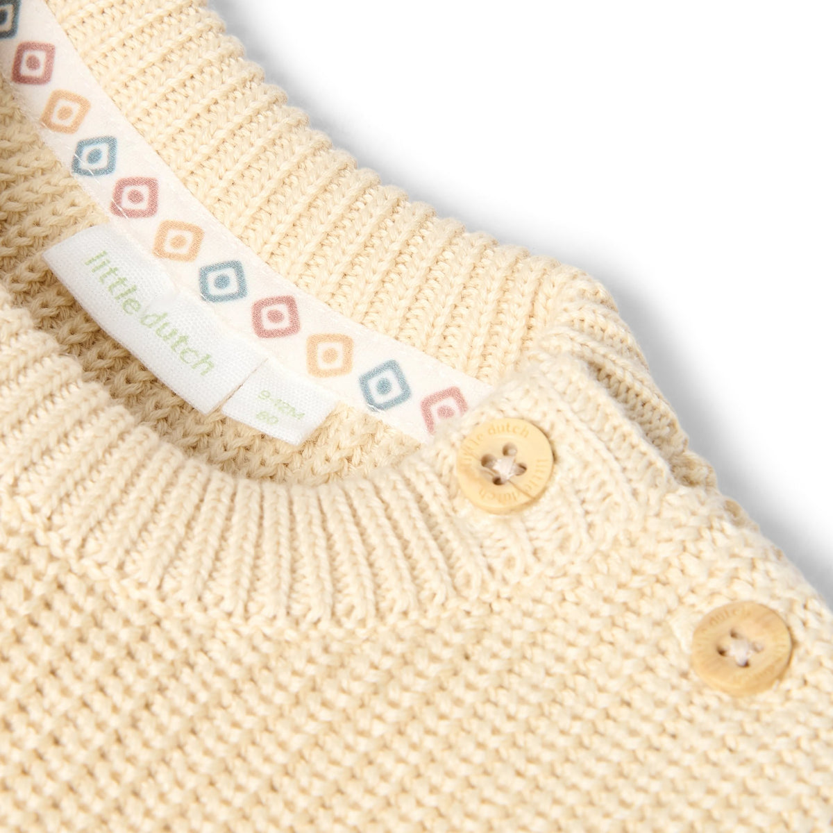 Gebreide trui "Warm Taupe"