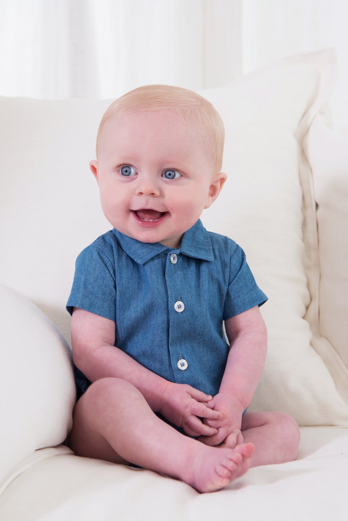 Babyromper jeans Julien 9M