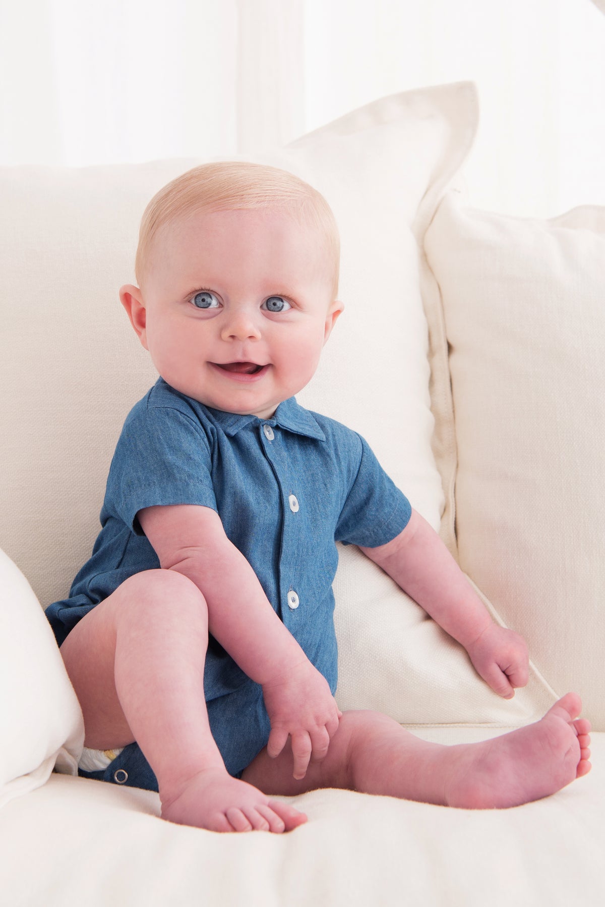 Babyromper jeans Julien 9M