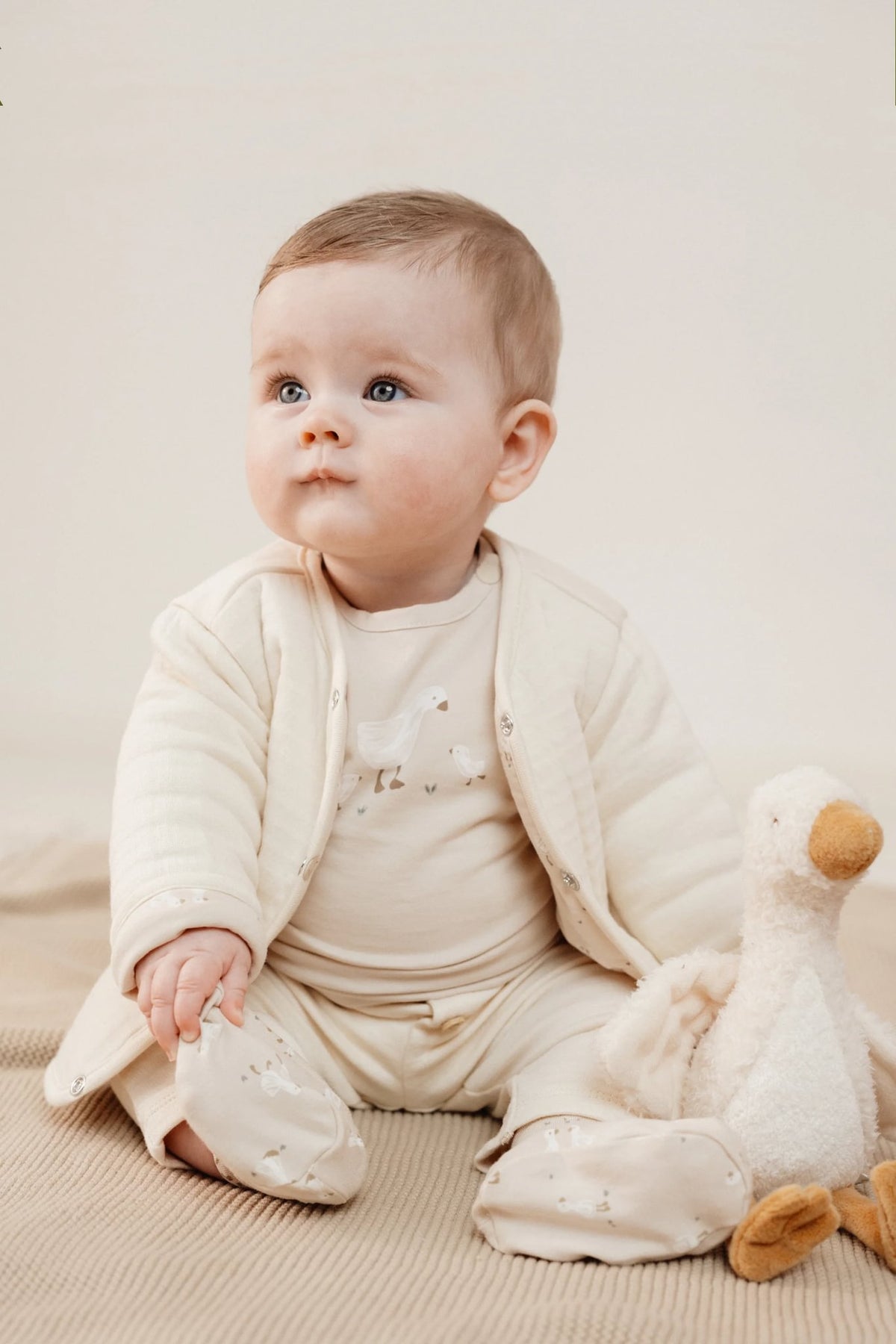 Vest beige Little Goose