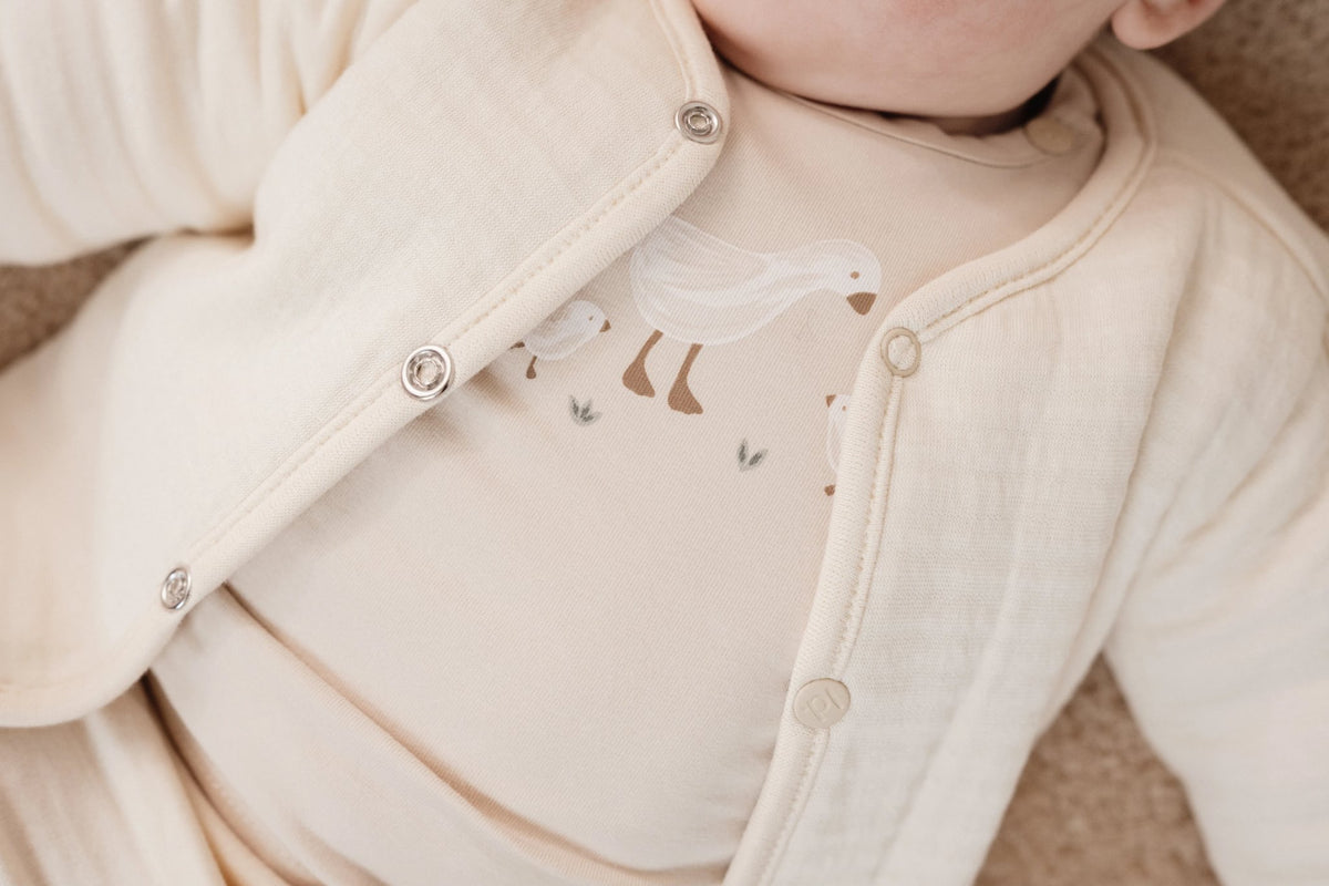 Vest beige Little Goose