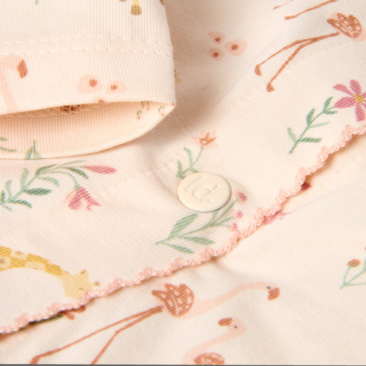 eendelige pyjama Flamingo