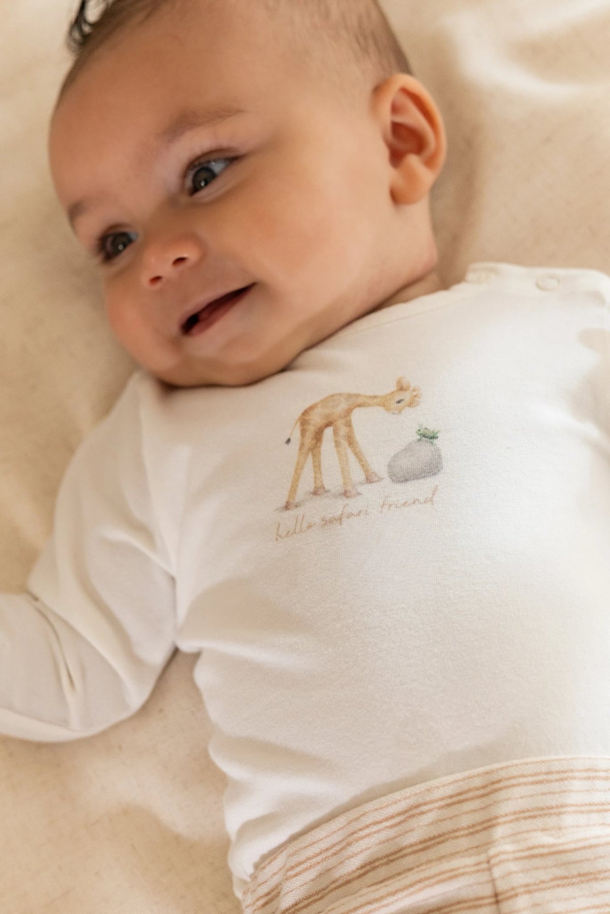 T-shirt Creme Safari