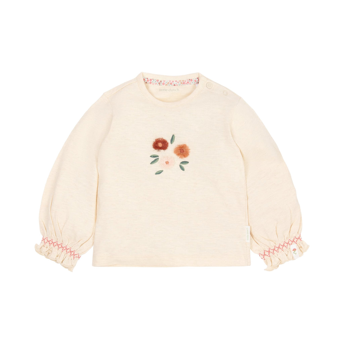 T-shirt lange mouw "Vanilla"