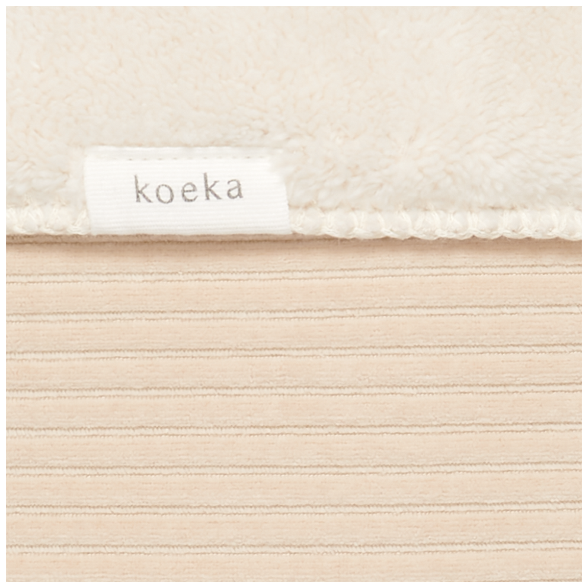 Koeka wiegdeken Teddy Sand
