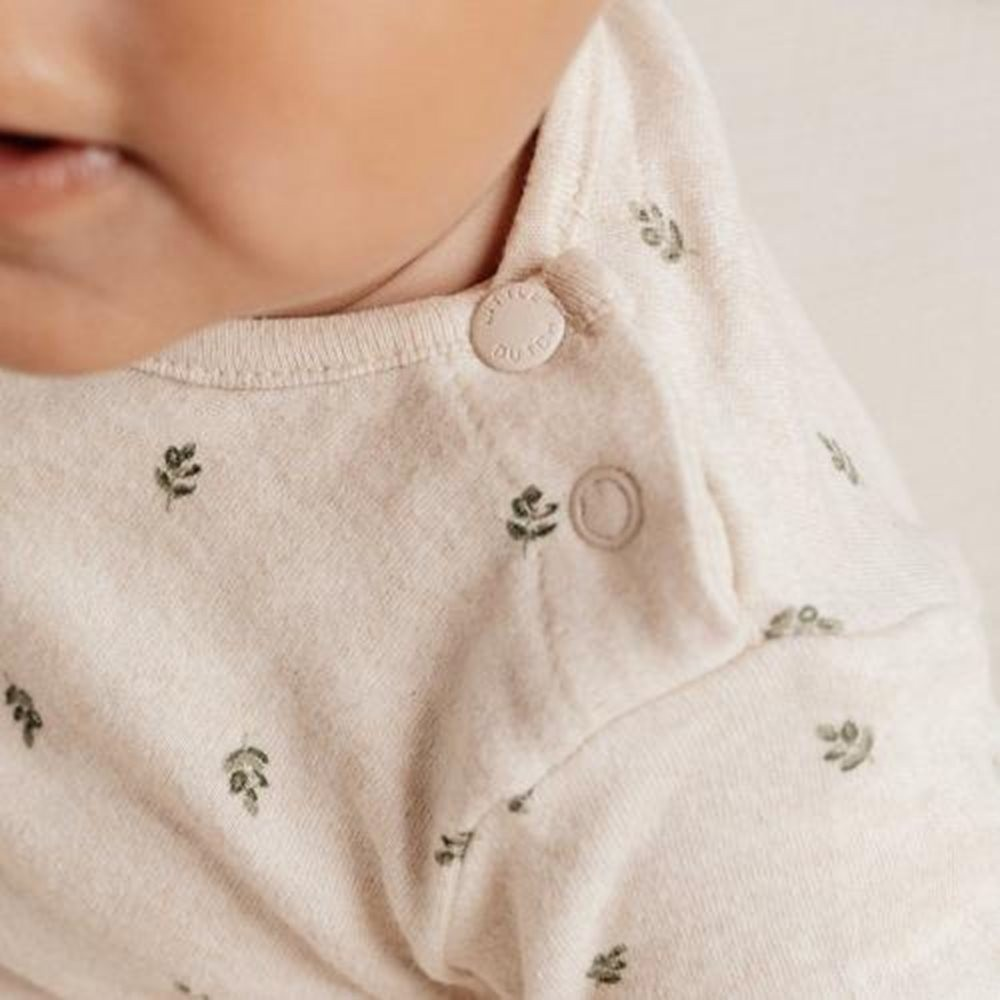 Little Dutch T-shirt lange mouw Green Leaves